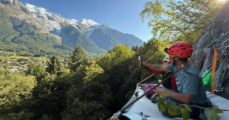 Activité outdoor en montagne dans l’univers d’Evolution 2 Chamonix